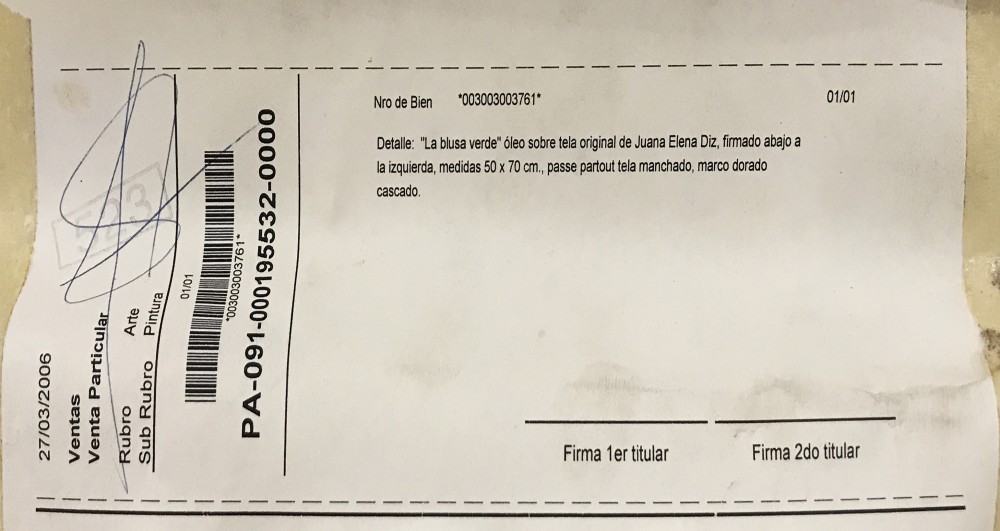 LOTE 3 - JUANA ELENA DIZ