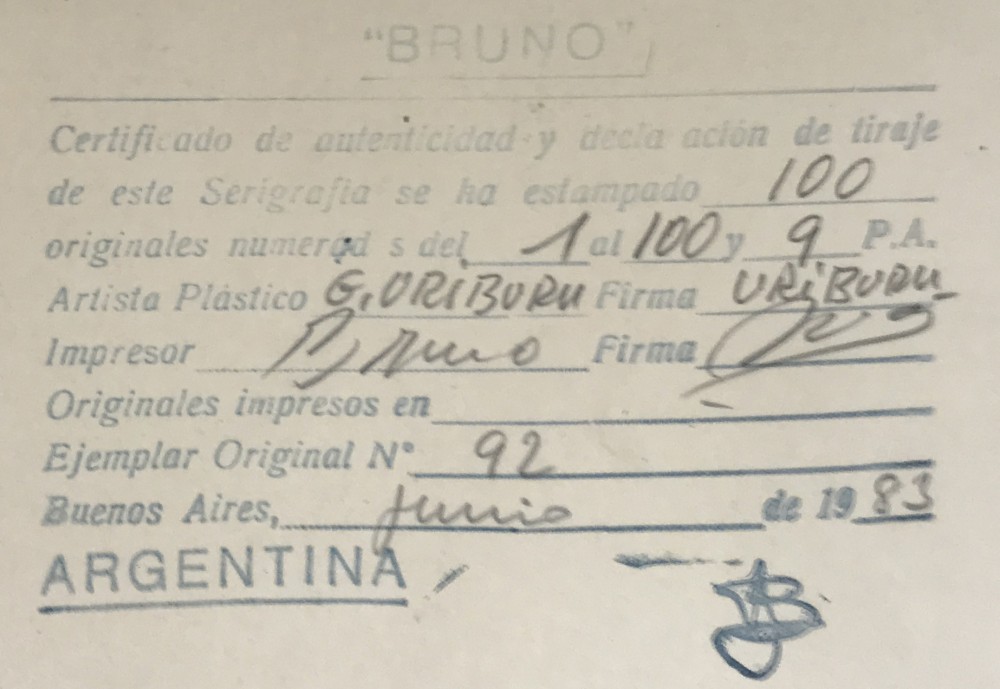 LOTE 89 - NICOLÁS GARCÍA URIBURU