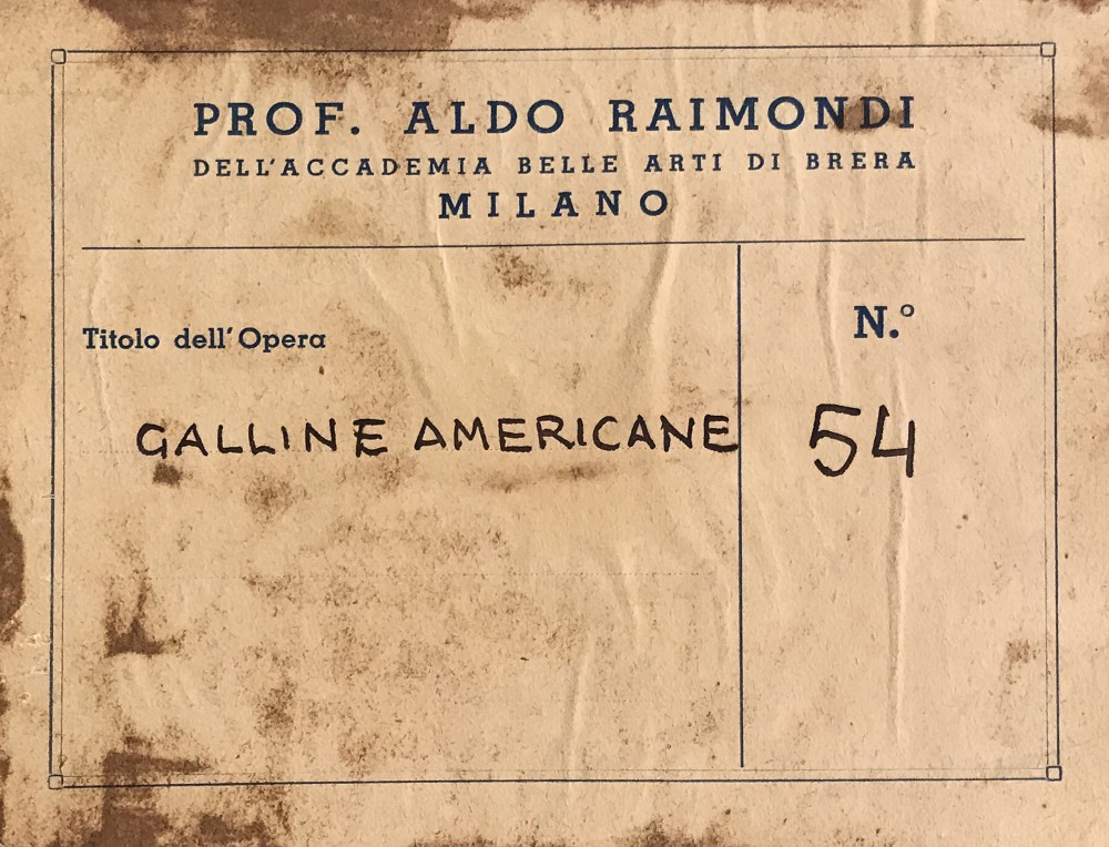 LOTE 68 - ALDO RAIMONDI