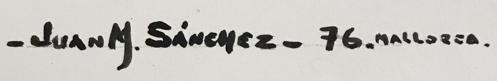 LOTE 39 - JUAN MANUEL SÁNCHEZ