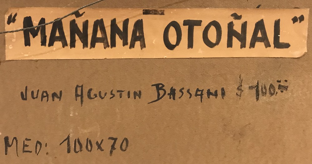 LOTE 99 - JUAN AGUSTÍN BASSANI