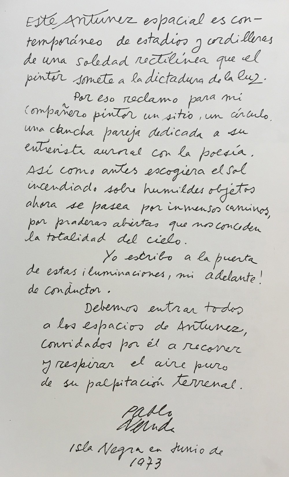 LOTE 103 - NEMESIO ANTúNEZ Y PABLO NERUDA