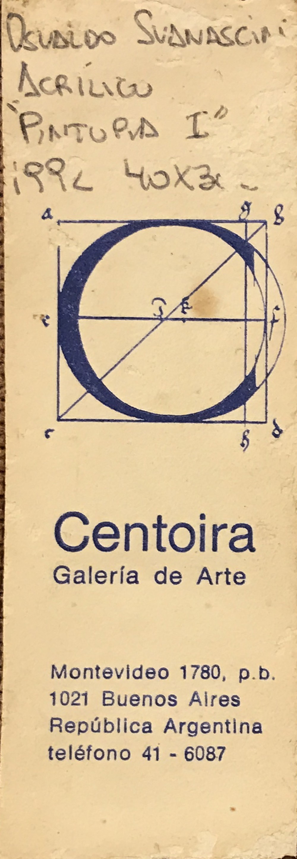 LOTE 54 - OSVALDO SVANASCINI