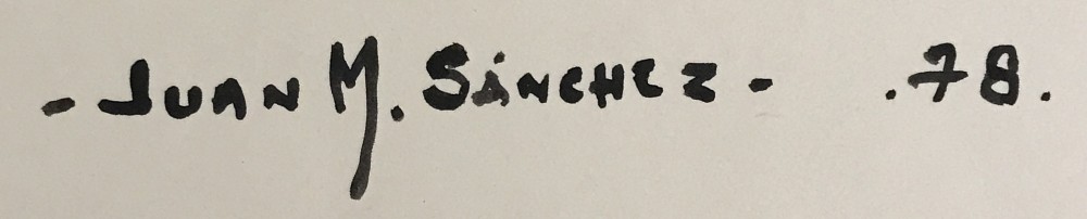 LOTE 40 - JUAN MANUEL SÁNCHEZ