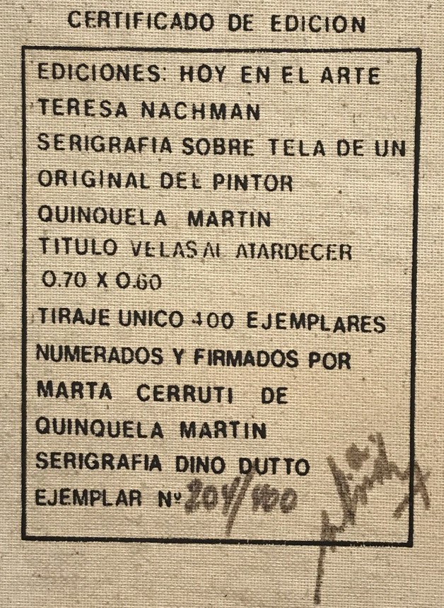 LOTE 40 - BENITO QUINQUELA MARTÍN