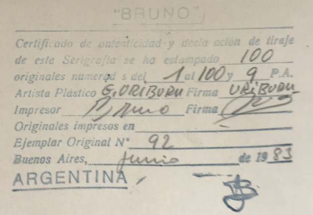 LOTE 89 - NICOLÁS GARCÍA URIBURU