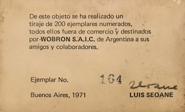 LOTE 72 - LUIS SEOANE