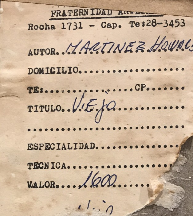 LOTE 4 - JULIO MARTÍNEZ HOWARD