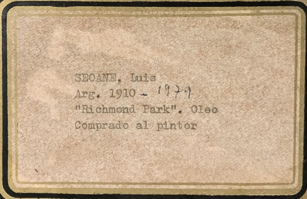 LOTE 64 - LUIS SEOANE