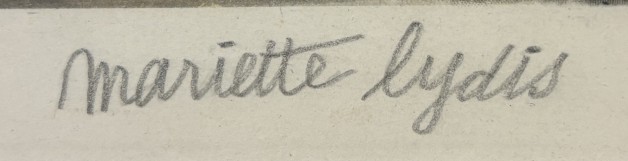 LOTE 103 - MARIETTE LYDIS