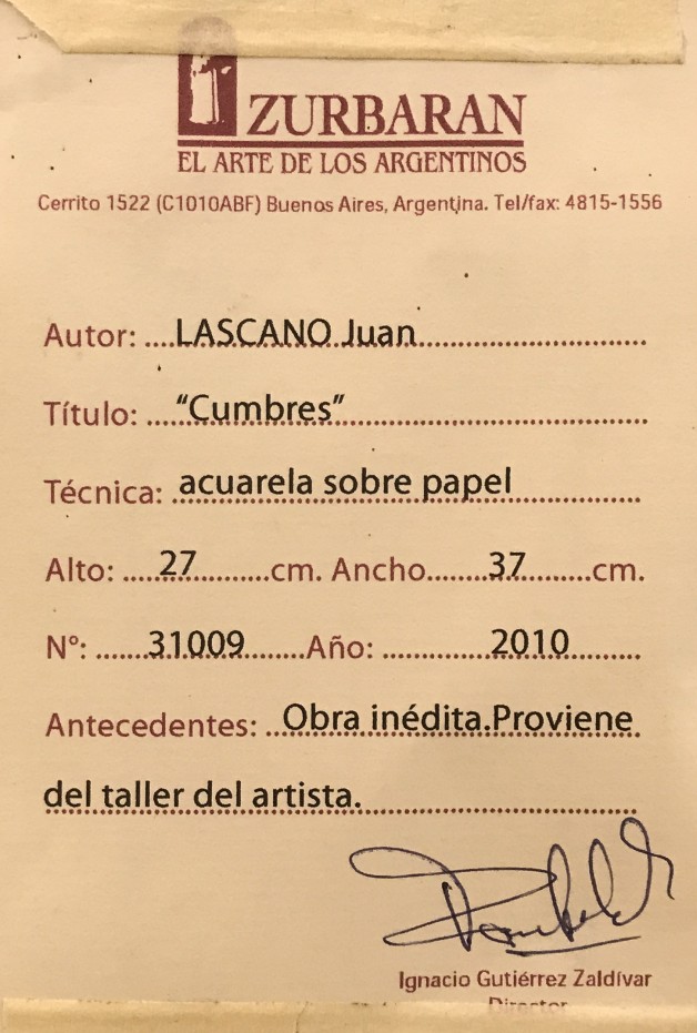 LOTE 85 - JUAN LASCANO