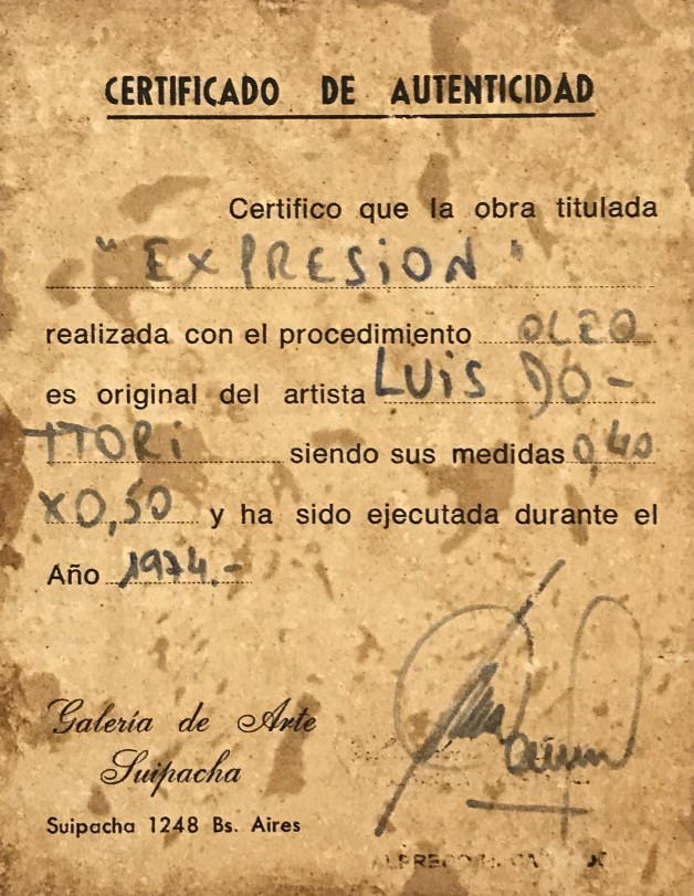 LOTE 29 - LUIS DOTTORI