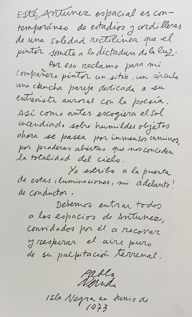 LOTE 103 - NEMESIO ANTúNEZ Y PABLO NERUDA