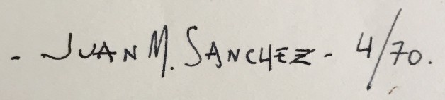 LOTE 39 - JUAN MANUEL SÁNCHEZ