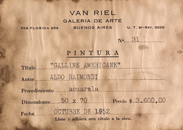 LOTE 68 - ALDO RAIMONDI